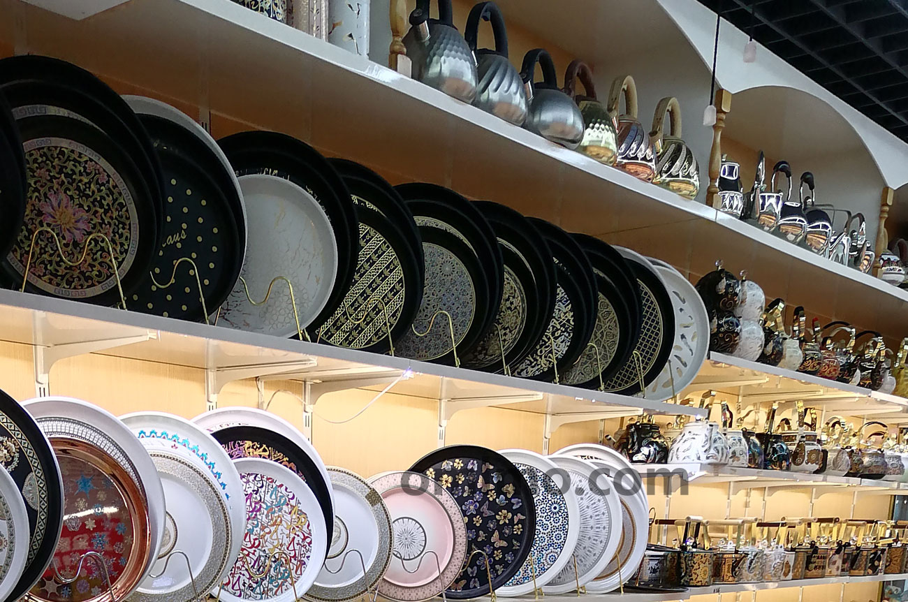 BA-067 decorative black rim gold pattern dinner plate melamine wholesale