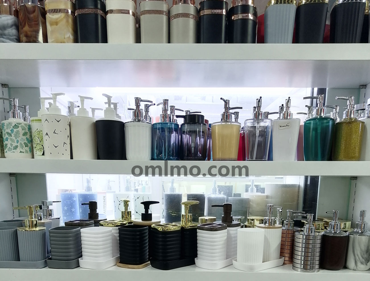 BA-375 Polyresin Marble Pattern Bathroom Tumbler Toothbrush Holder wholesale product photo