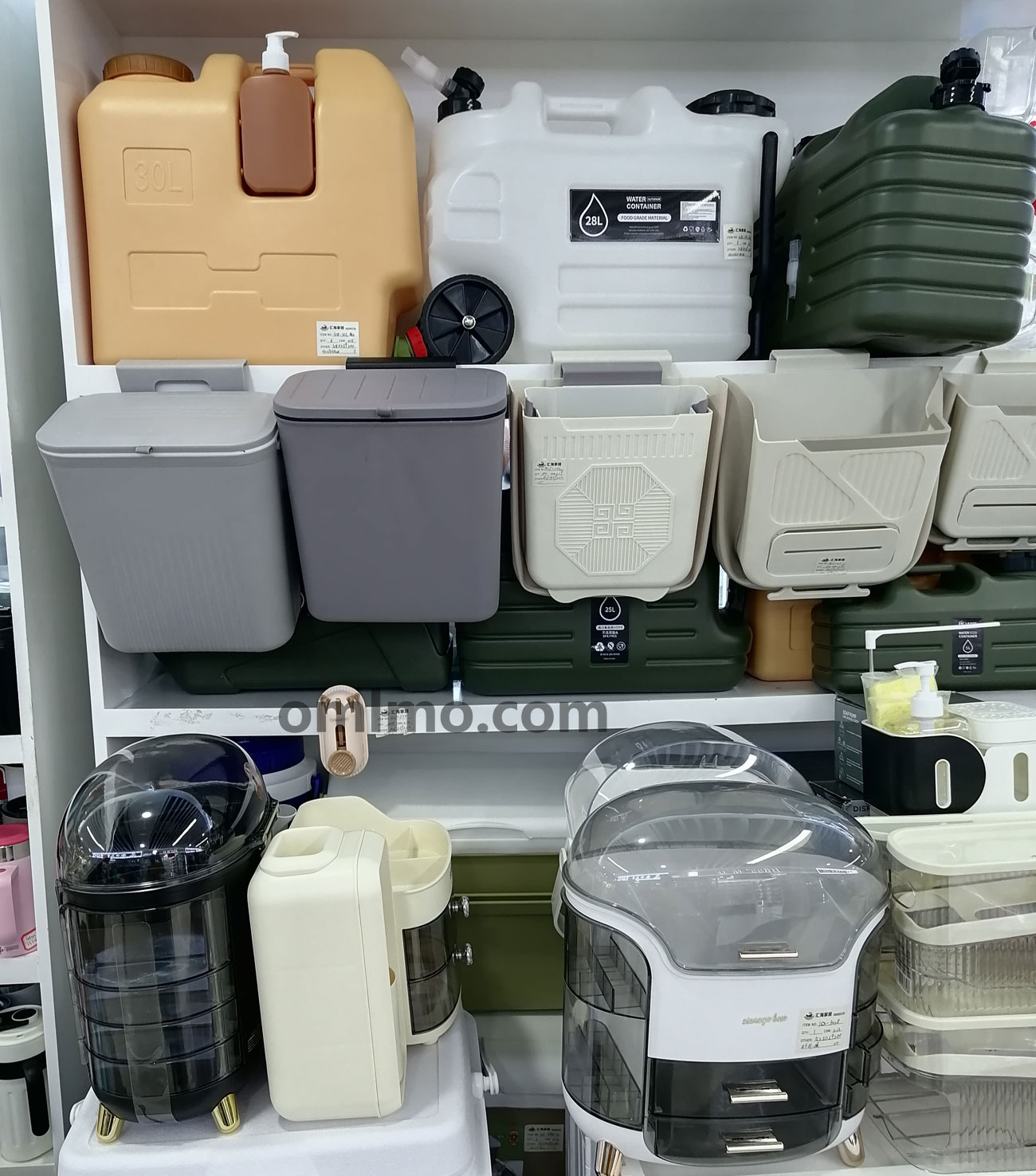 BA-408 PP Plastic Kitchen Sink Soap Dispenser Sponge Holder Caddy Black wholesale product photo