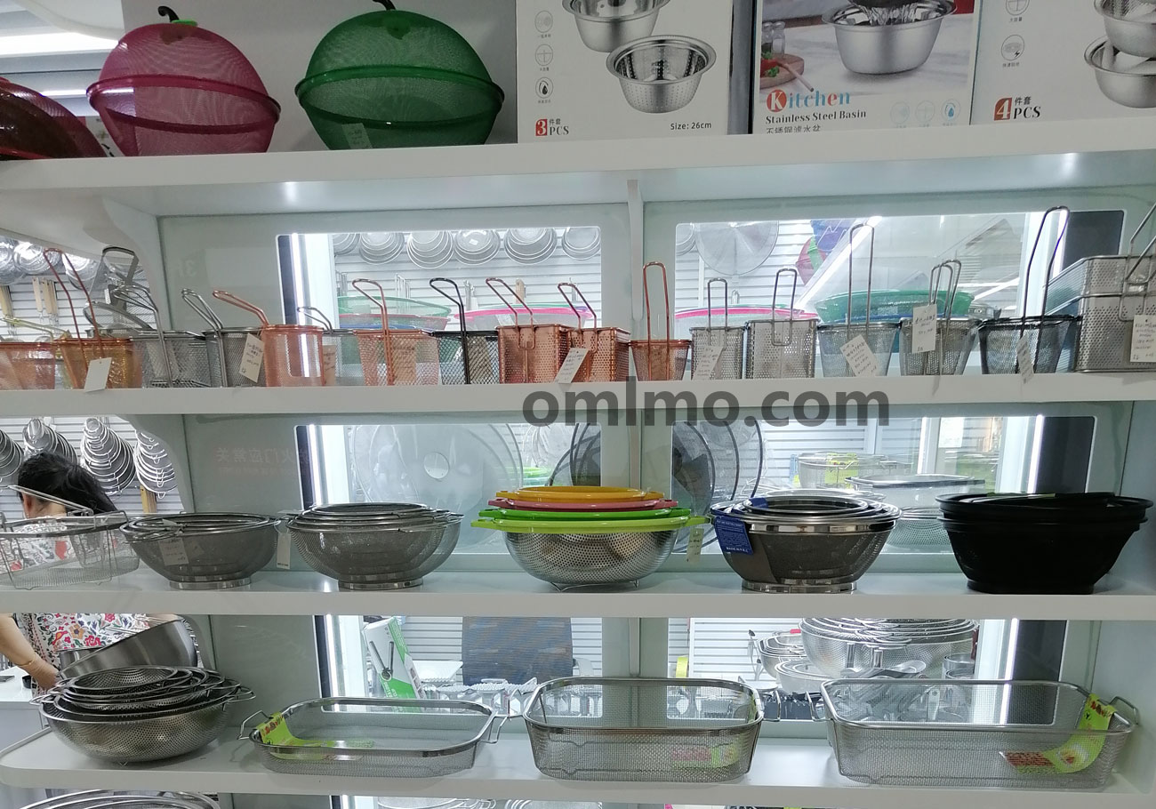 BA-426 Metal Wire Utensil Holder Cylindrical Copper Rose Gold Silver Black wholesale product photo