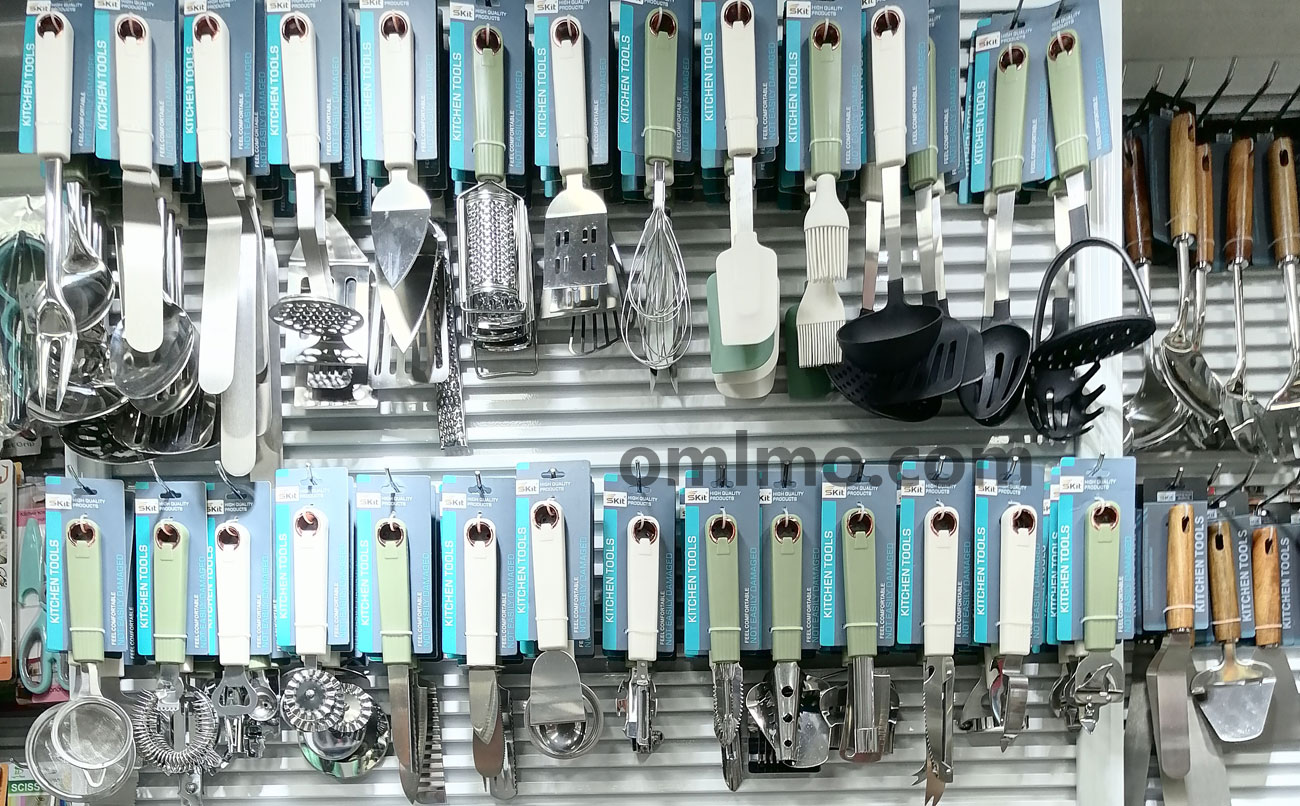 BA-588 Stainless Steel Mesh Strainer Sieve Set with Green Handle 3-Piece wholesale product photo