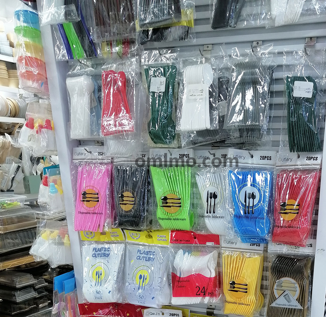 0907-01 White PP Disposable Plastic Spoon 20pcs | Wholesale Supplier