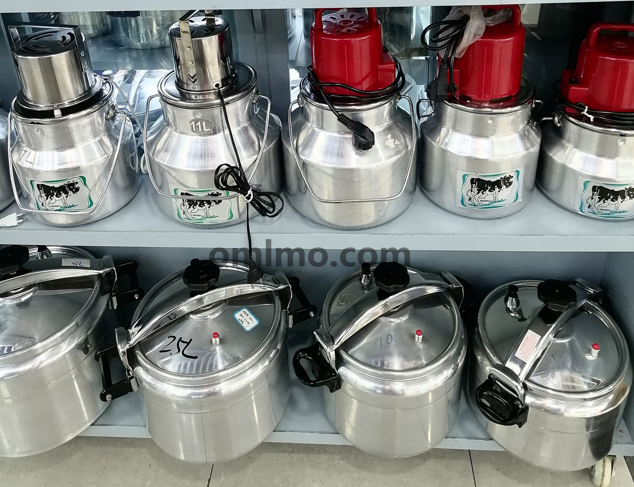 BA-673 Aluminum Milk Can Bucket with Handle and Lid 15L Large Capacity wholesale product photo